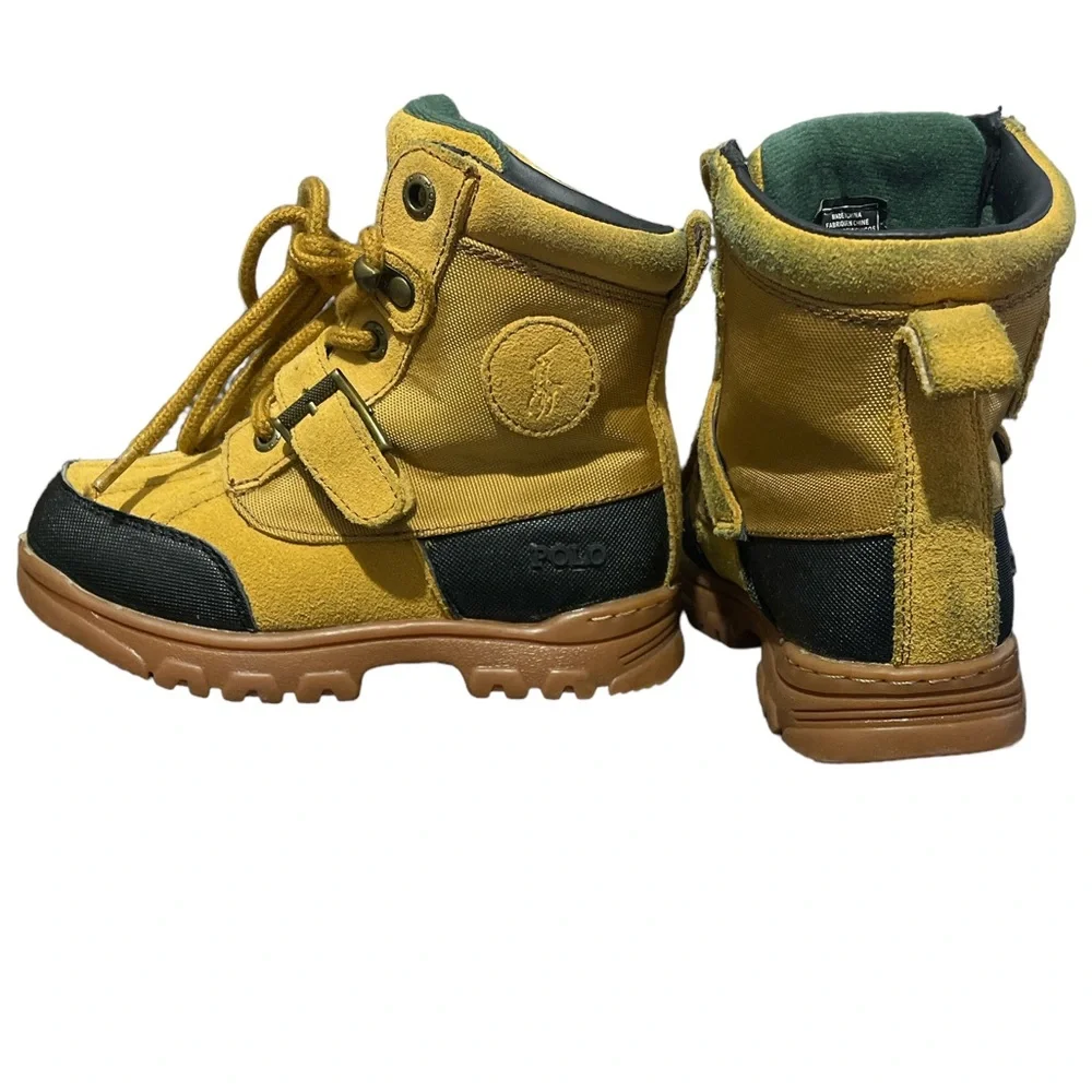 Polo Ralph Lauren Colbey Combat Boots size 10 toddler